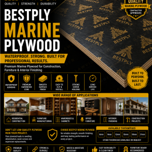 BESTPLY Marine Plywood – Premium Waterproof Construction & Furniture Plywood